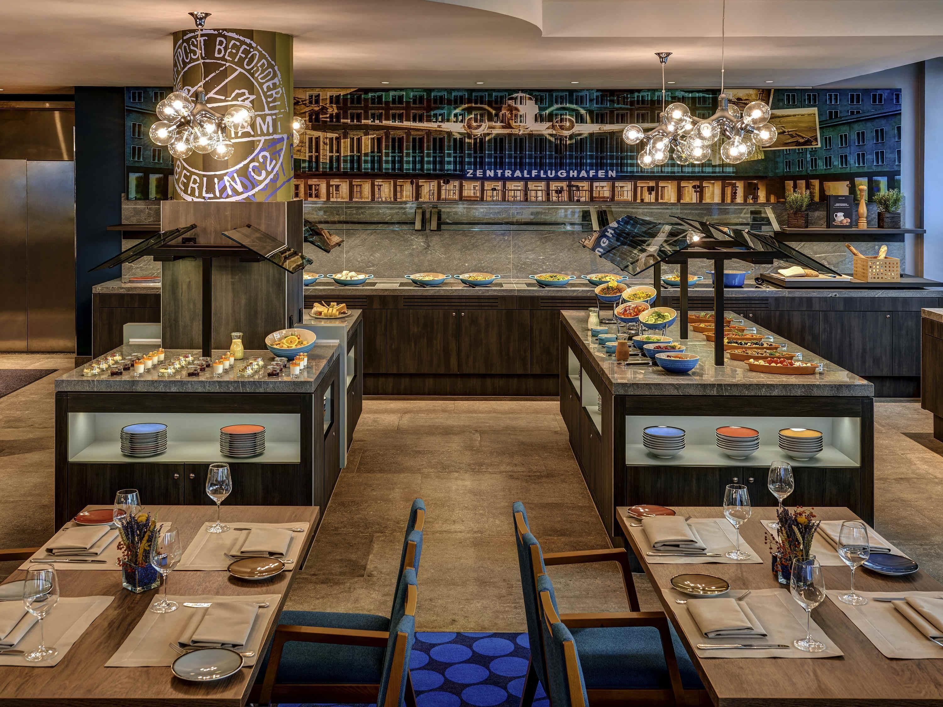 Café da manhã, almoço e jantar