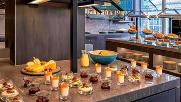 Breakfast, lunch and dinner served