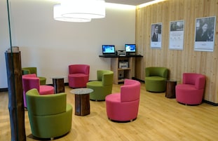 Sala de estar en el lobby