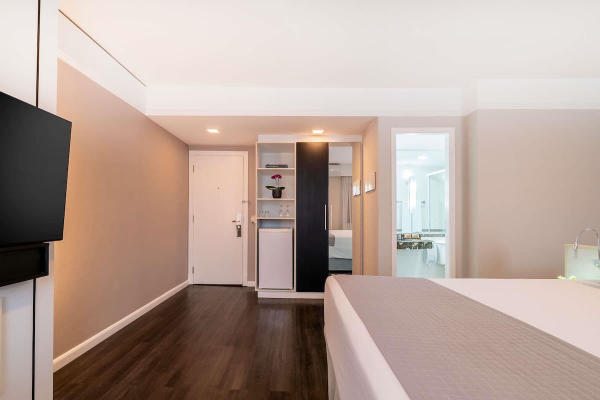 Minibar, in-room safe, desk, blackout curtains