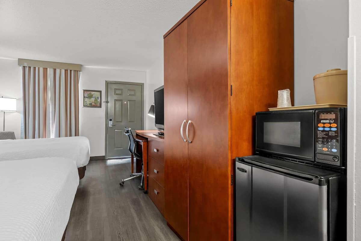 Desk, soundproofing, iron/ironing board, free WiFi