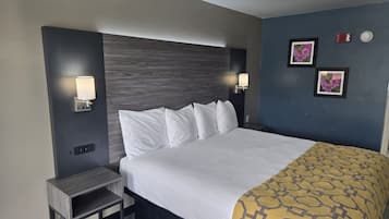 Ropa de cama de alta calidad, escritorio y cortinas blackout