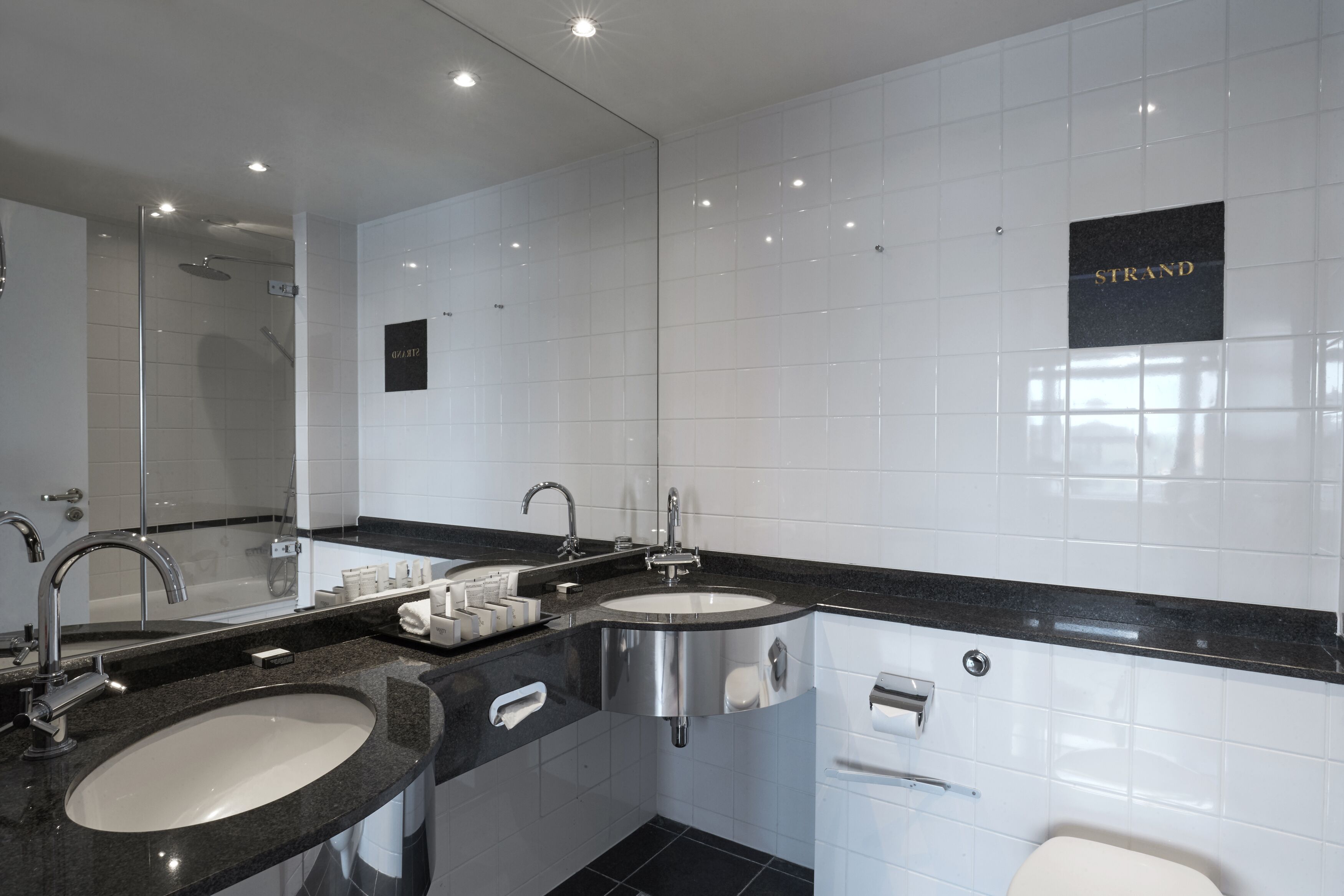 free toiletries, hair dryer, towels, soap