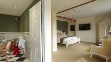Desk, cots/infant beds, free WiFi, bed sheets