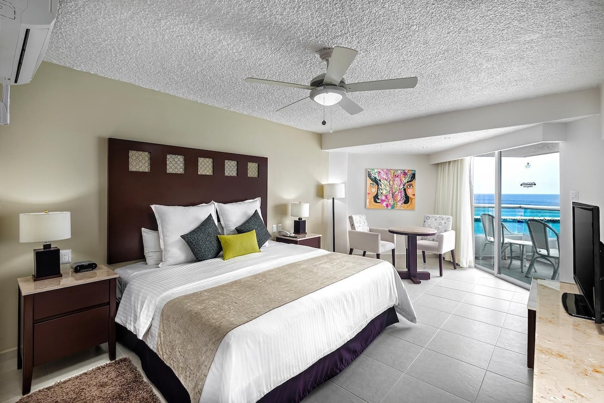 1 habitación y ropa de cama de alta calidad