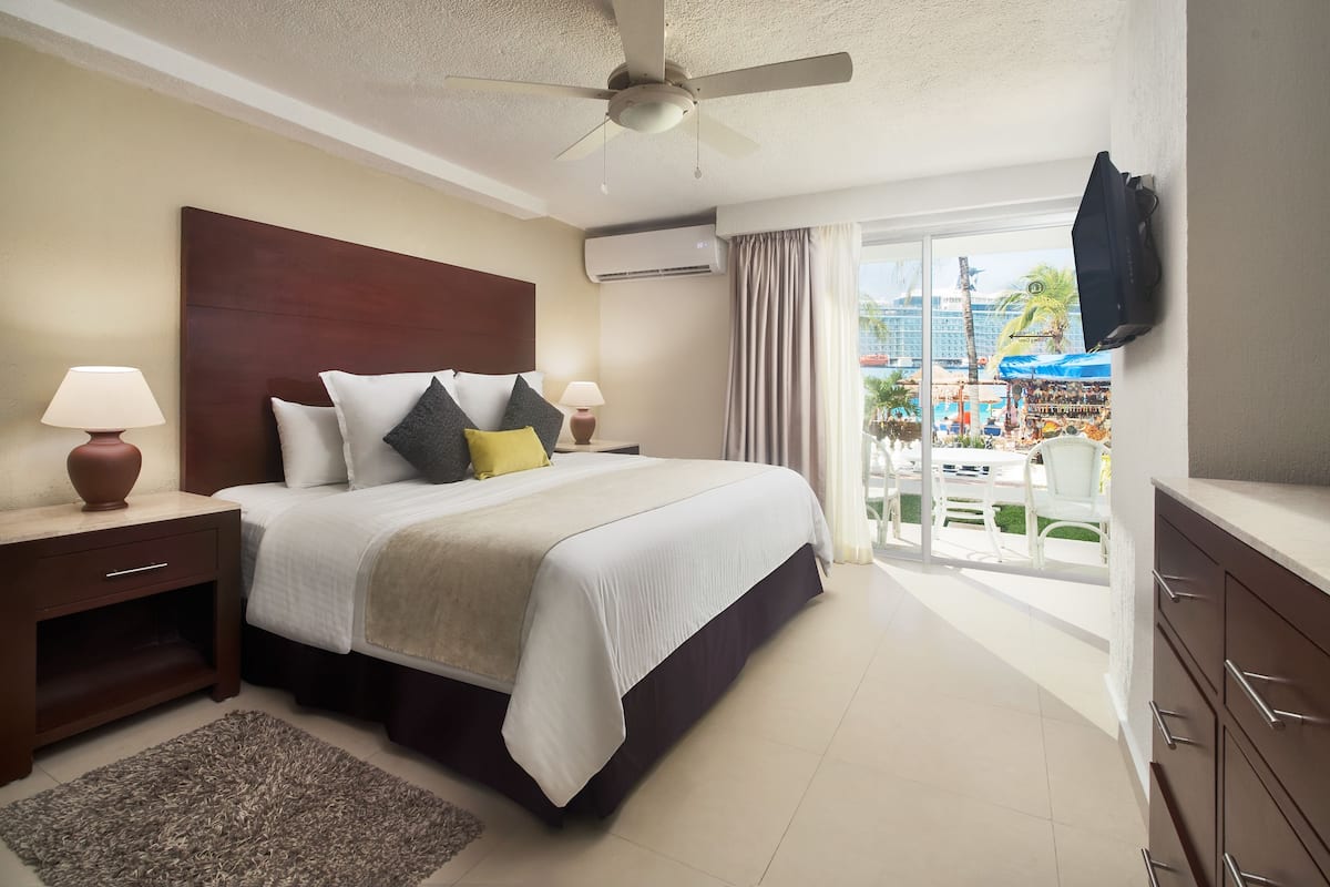 1 habitación y ropa de cama de alta calidad