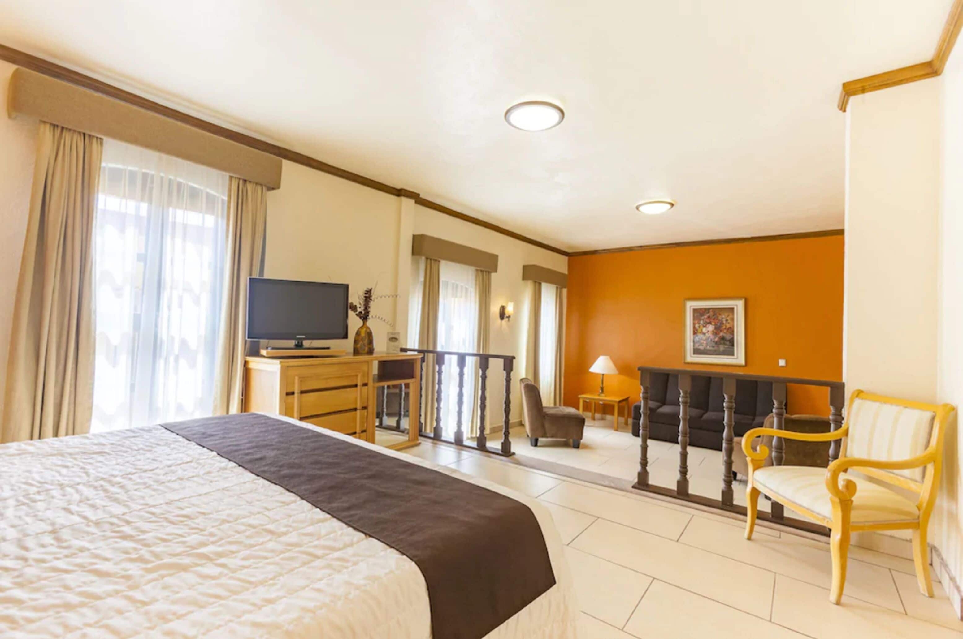 executive suite, 1 king bed with sofa bed | 1 bedroom, premium bedding, down duvets, in-room safe