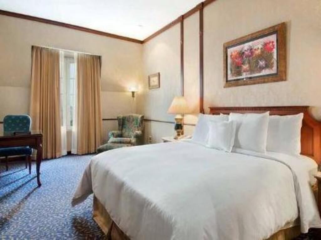 Premium bedding, down duvets, pillow-top beds, in-room safe