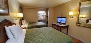 1 kamar tidur, meja kerja, Wi-Fi gratis, dan seprai linen