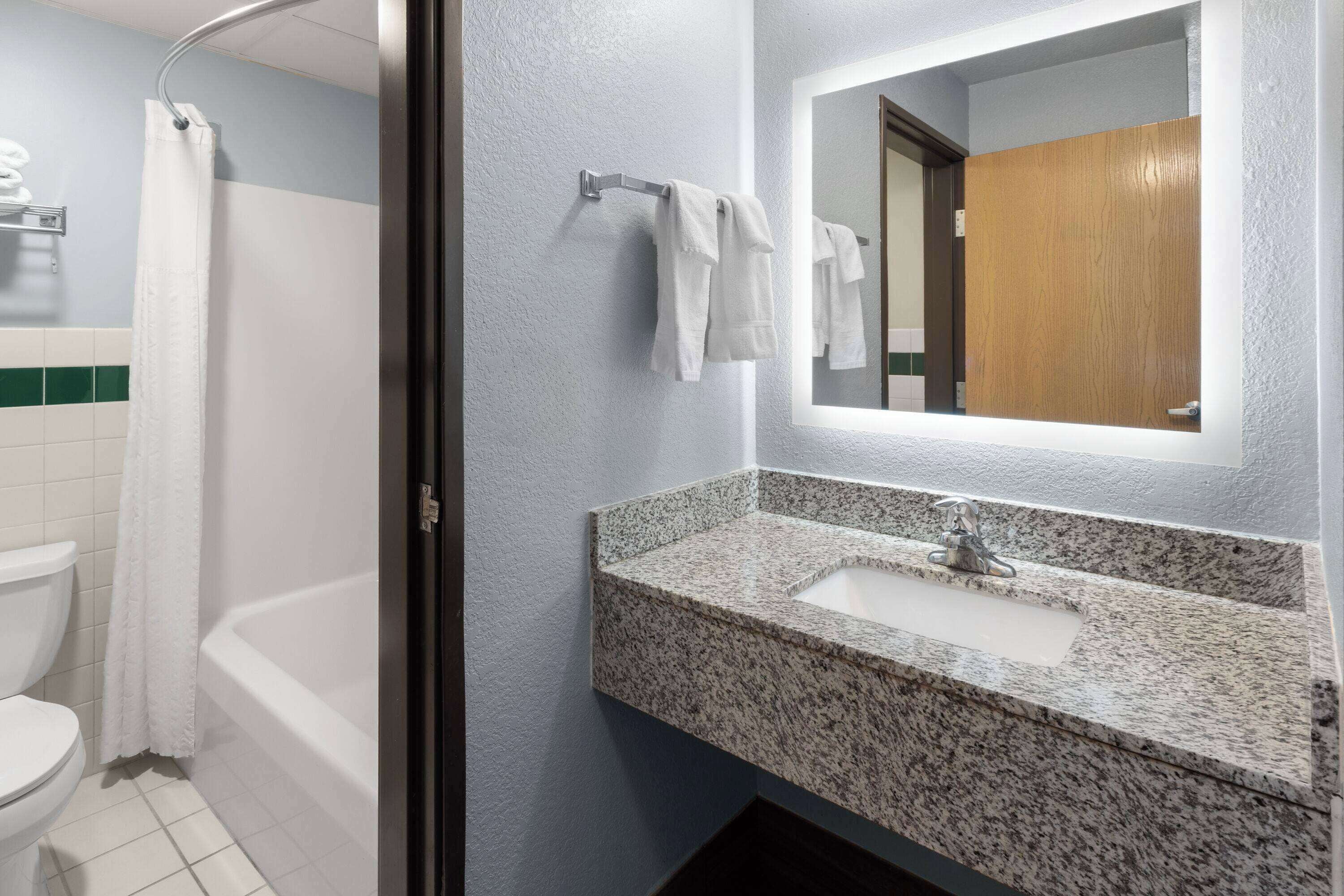 free toiletries, hair dryer, towels, soap