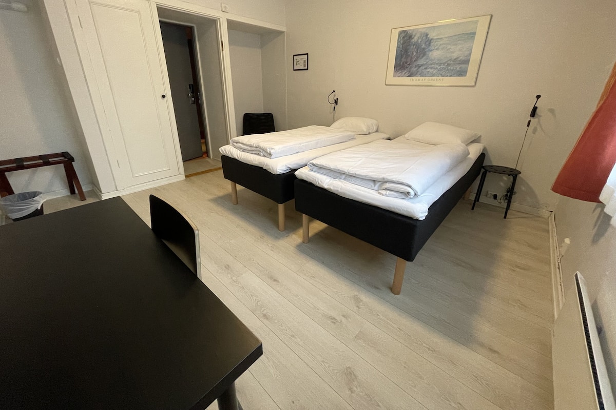 标准双人房, 2 张单人床 | 迷你吧、办公桌、免费 WiFi、床单