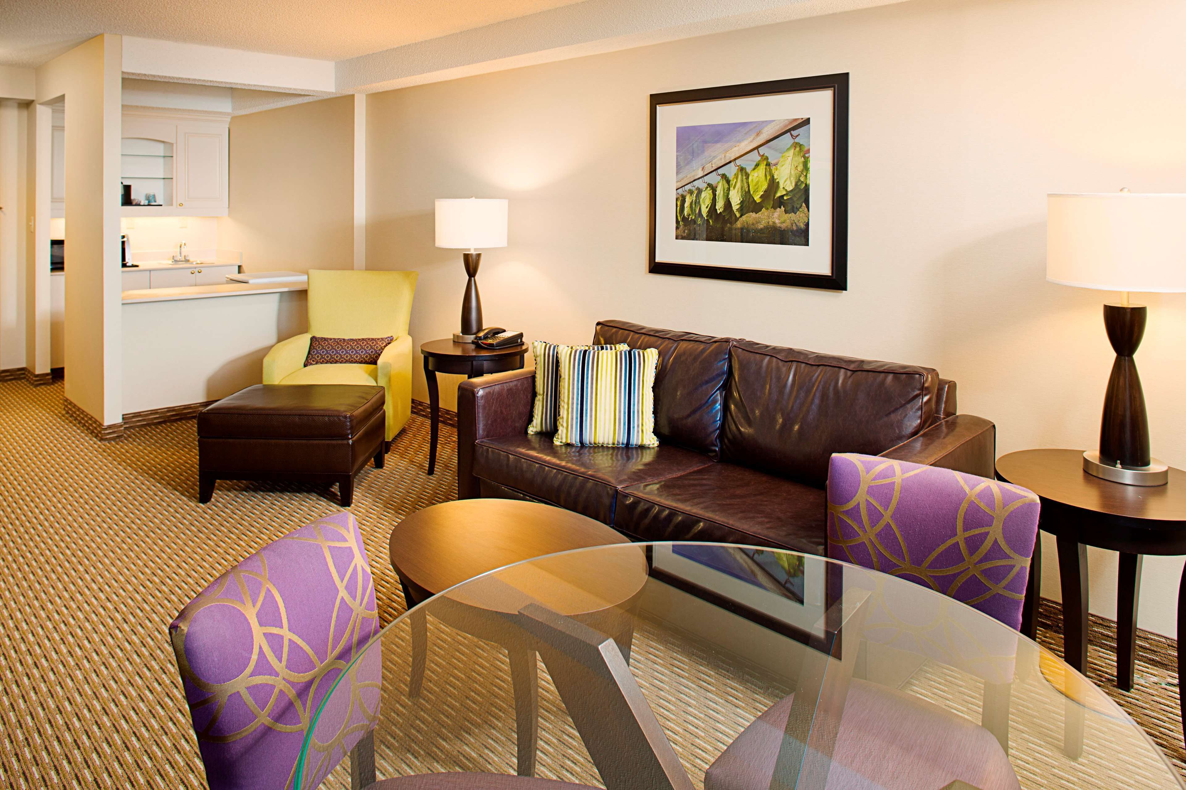 suite, 1 bedroom | living area | 43-inch lcd tv with satellite channels, tv
