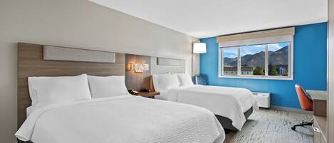 Standard Room, 2 Queen Beds, Mountain View | In-room safe, blackout drapes, iron/ironing board