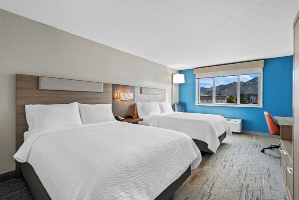 Standard Room, 2 Queen Beds, Mountain View | In-room safe, blackout curtains, iron/ironing board