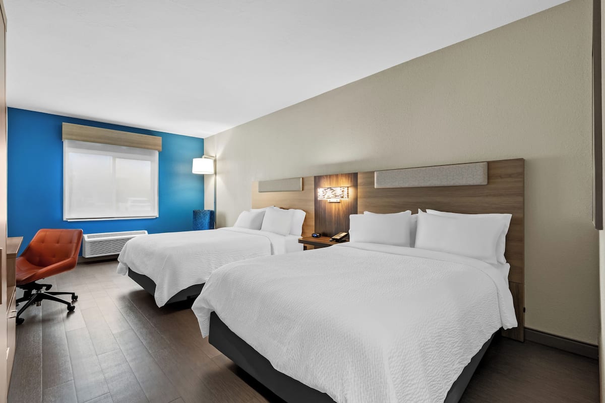 Standard Room, 2 Queen Beds (Pet Friendly) | In-room safe, blackout curtains, iron/ironing board