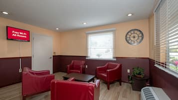 Sala de estar en el lobby