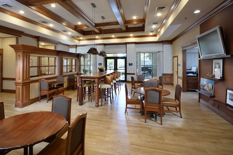 Siddeområde i lobbyen