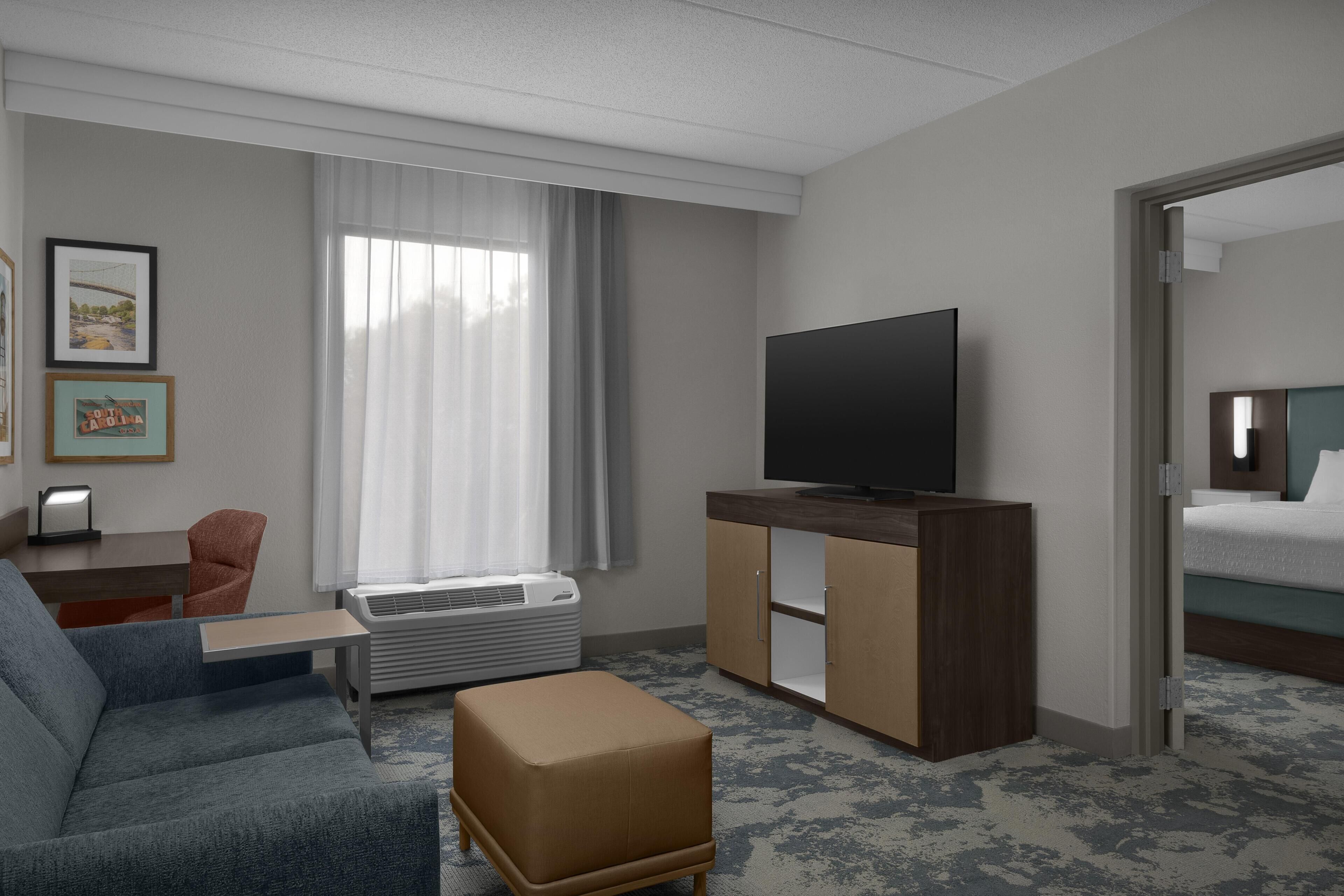 43-inch LED TV with cable channels, TV