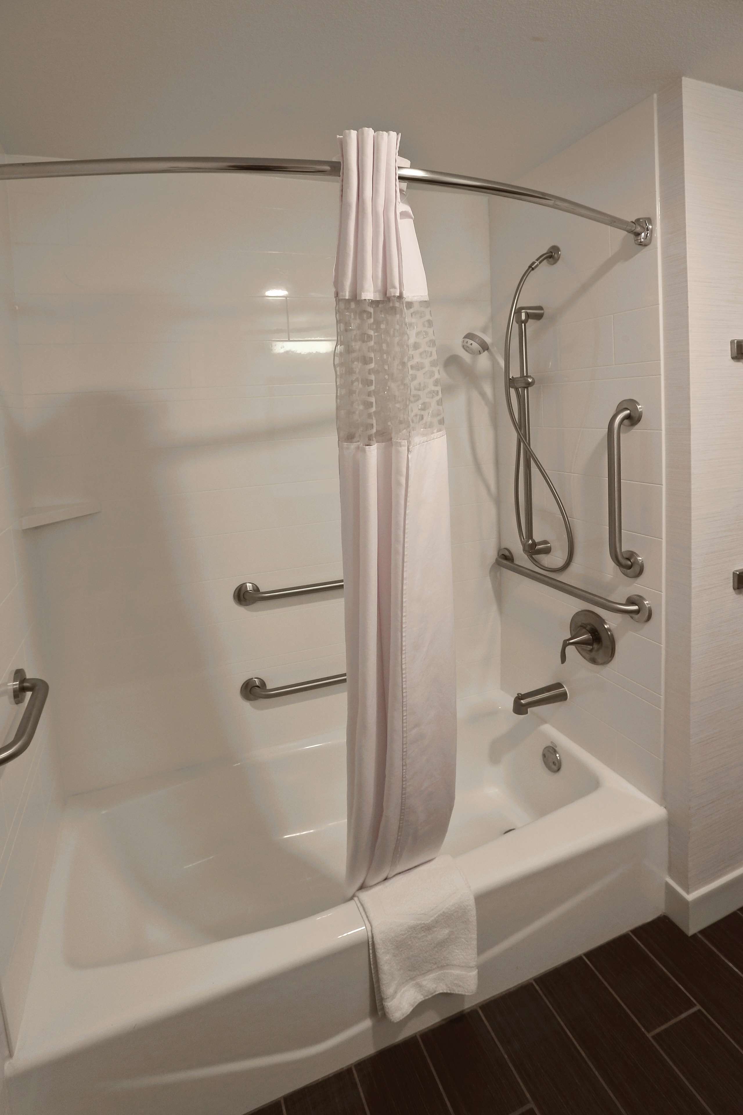 free toiletries, hair dryer, towels