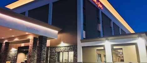 Front of property – evening/night