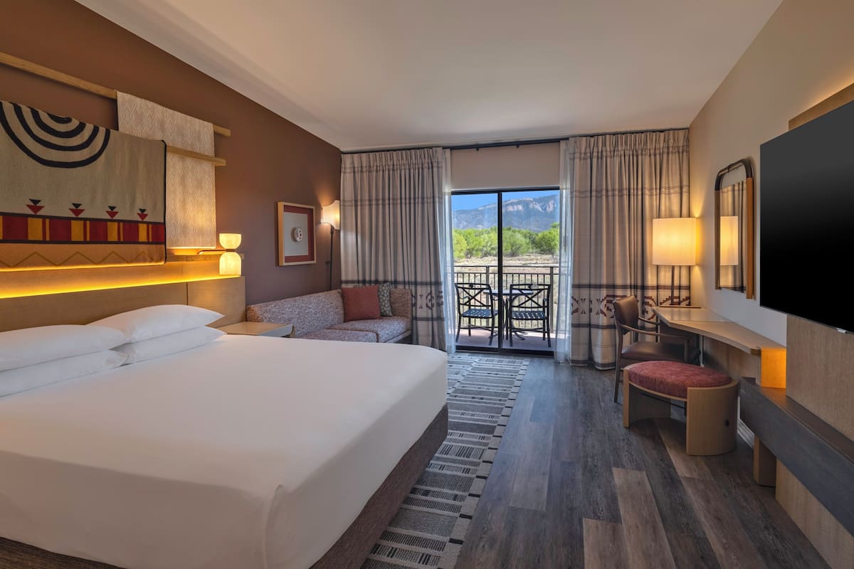 Premium bedding, down comforters, pillowtop beds, in-room safe