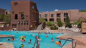 3 outdoor pools