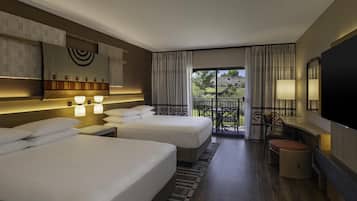 Premium bedding, down duvets, pillow-top beds, in-room safe