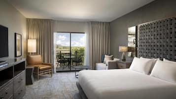 Premium bedding, down comforters, pillowtop beds, in-room safe