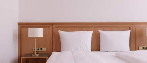 Comfort Double Room | Hypo-allergenic bedding, in-room safe, blackout drapes, soundproofing