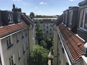 Blick von der Unterkunft