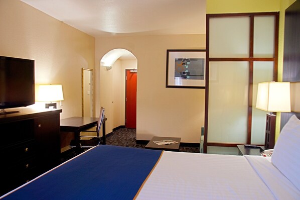 Premium bedding, pillowtop beds, in-room safe, laptop workspace