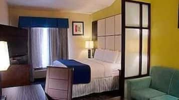 Premium bedding, pillow-top beds, in-room safe, laptop workspace