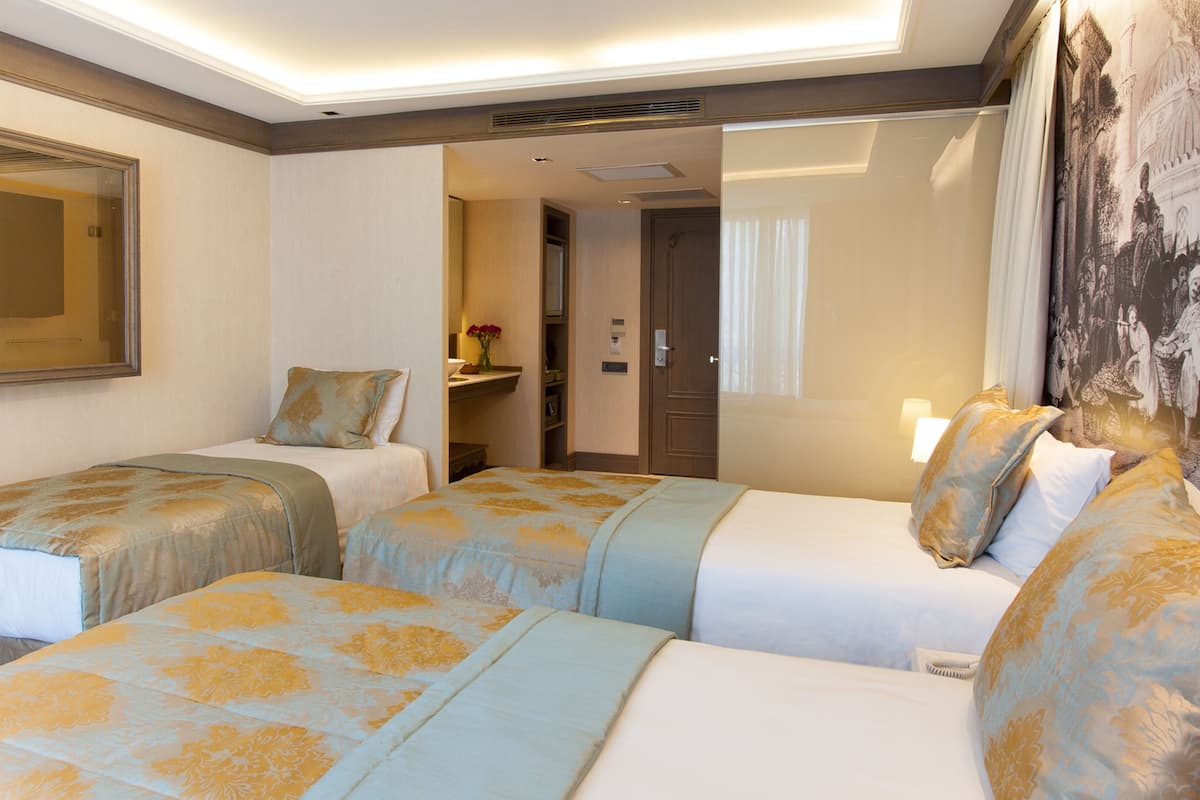 Double or Twin room + 1 Additional Bed | Biancheria da letto di alta qualità, minibar, cassaforte in camera