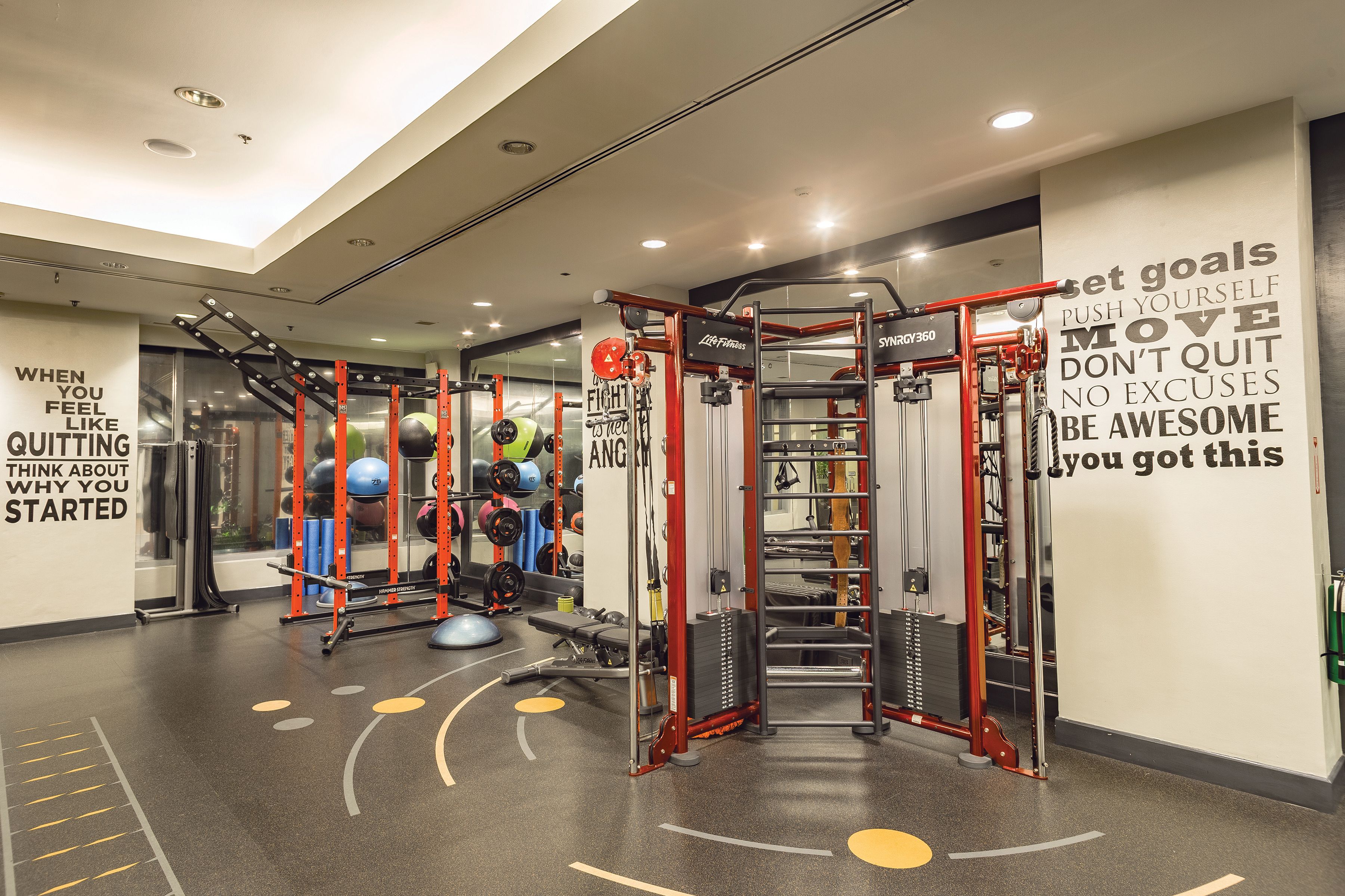Fitnessbereich