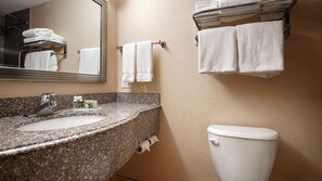 Chuveiro/banheira combinados, produtos de toalete grátis