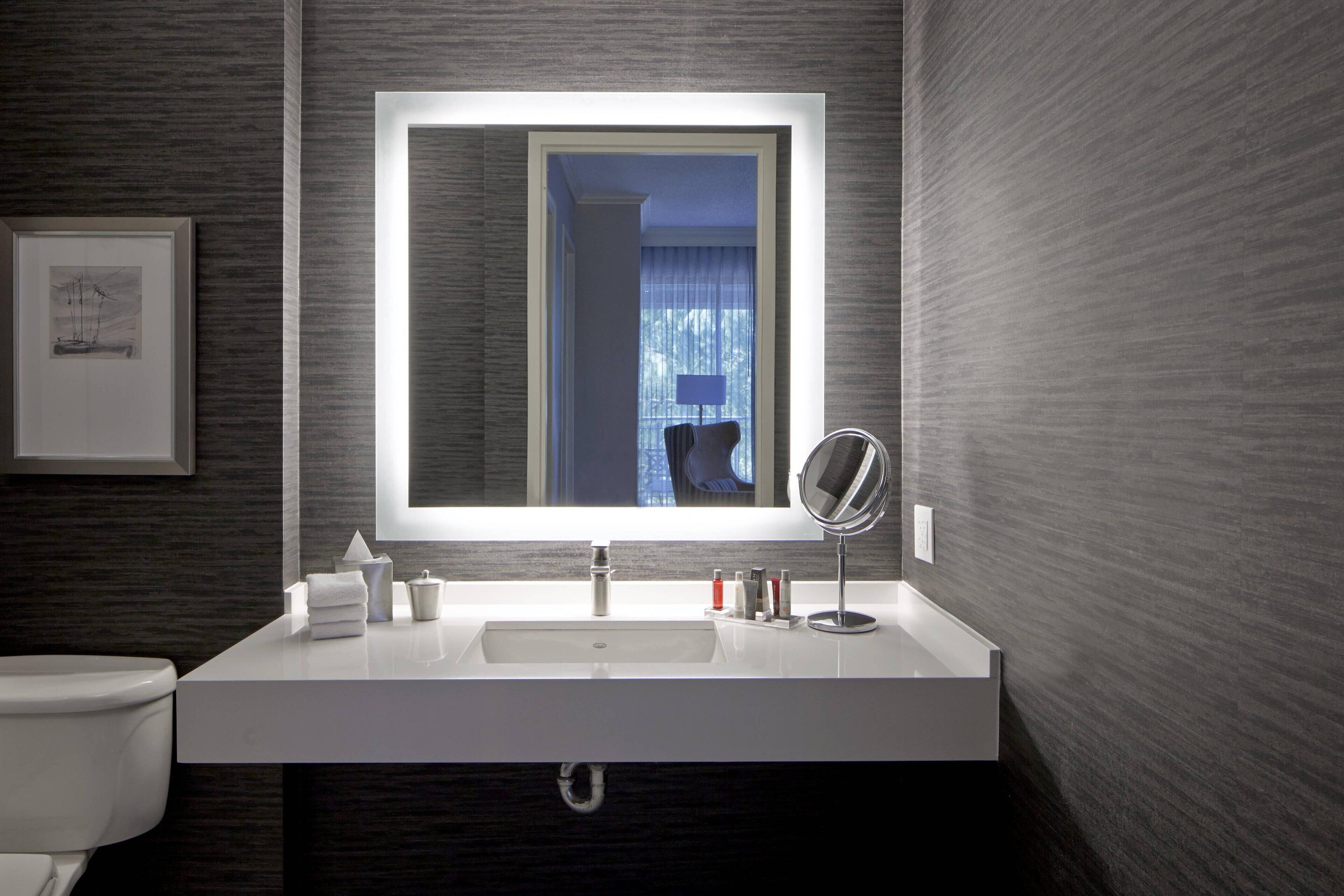 free toiletries, hair dryer, bathrobes, towels