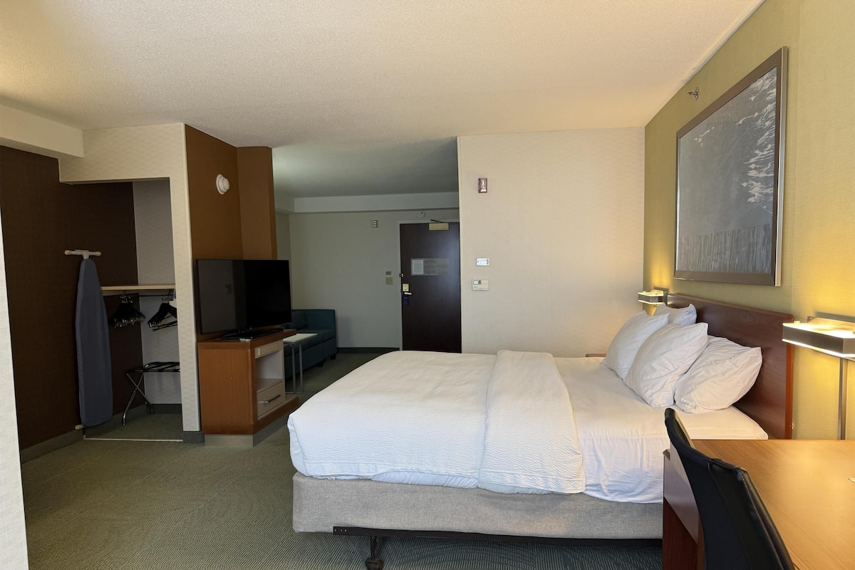 스탠다드룸, 킹사이즈침대 1개, 장애인 지원, 냉장고 및 전자레인지 (with Sofabed) | 책상, 노트북 작업 공간, 다리미/다리미판, 무료 WiFi