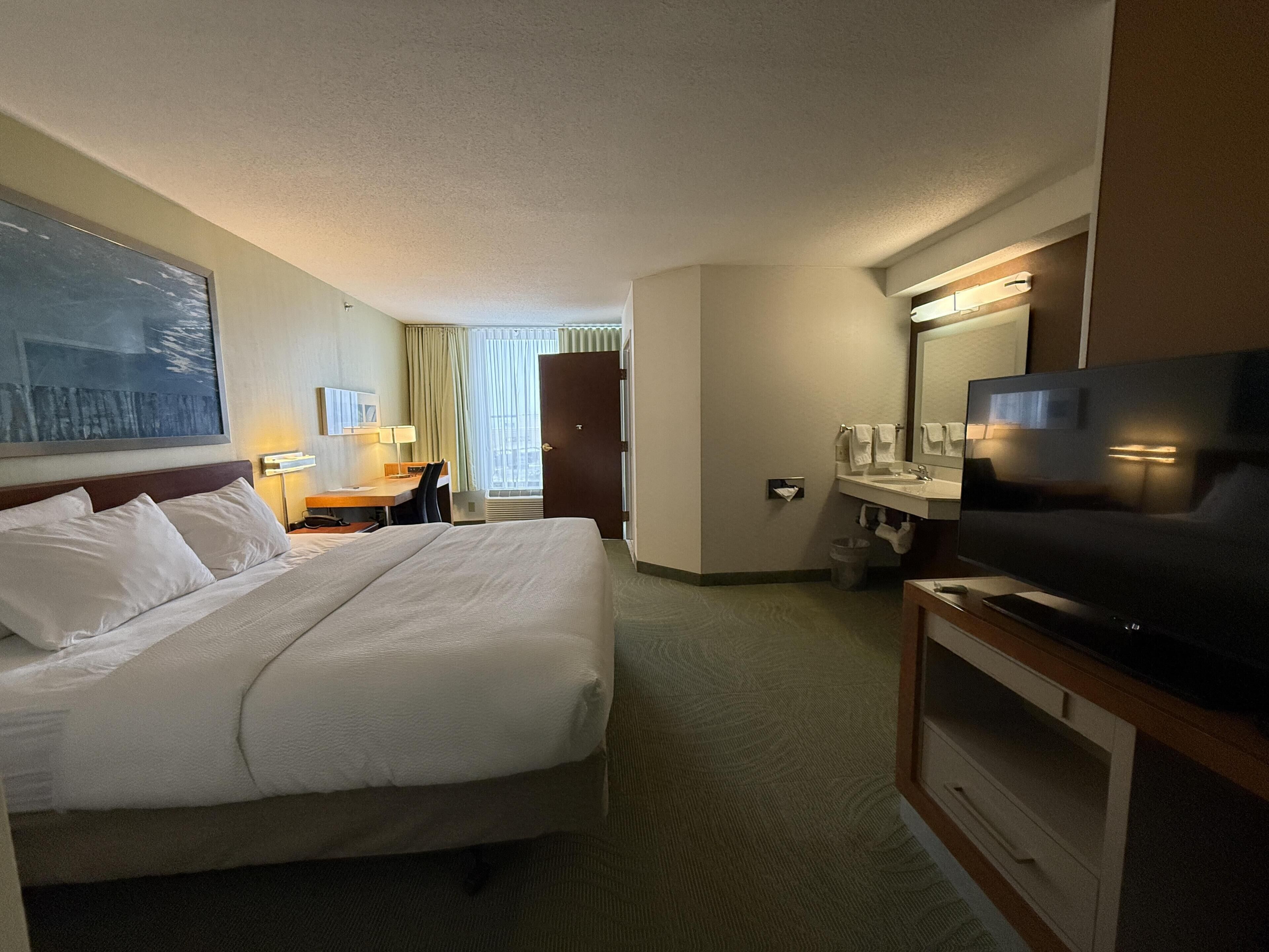 Standard Room, 1 King Bed, Non Smoking, Refrigerator & Microwave (with Sofabed) | Desk, laptop workspace, iron/ironing board, free WiFi