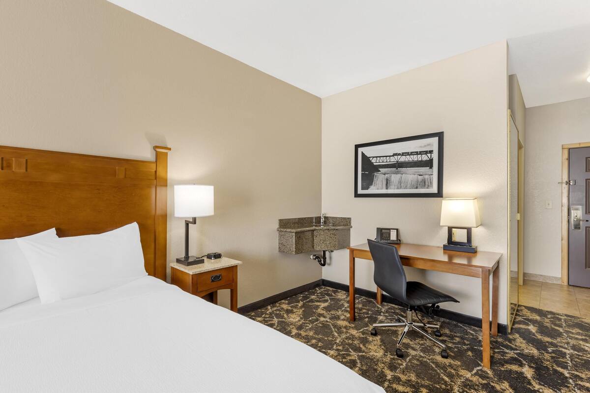 Standard Room, 1 King Bed, Accessible, Refrigerator & Microwave | 1 bedroom, premium bedding, pillowtop beds, laptop workspace