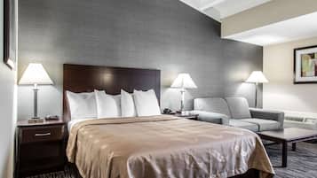 Habitación estándar, 1 cama de matrimonio, no fumadores (Larger Room) | Escritorio, tabla de planchar con plancha, wifi gratis y ropa de cama
