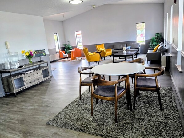 Zona de estar del vestíbulo