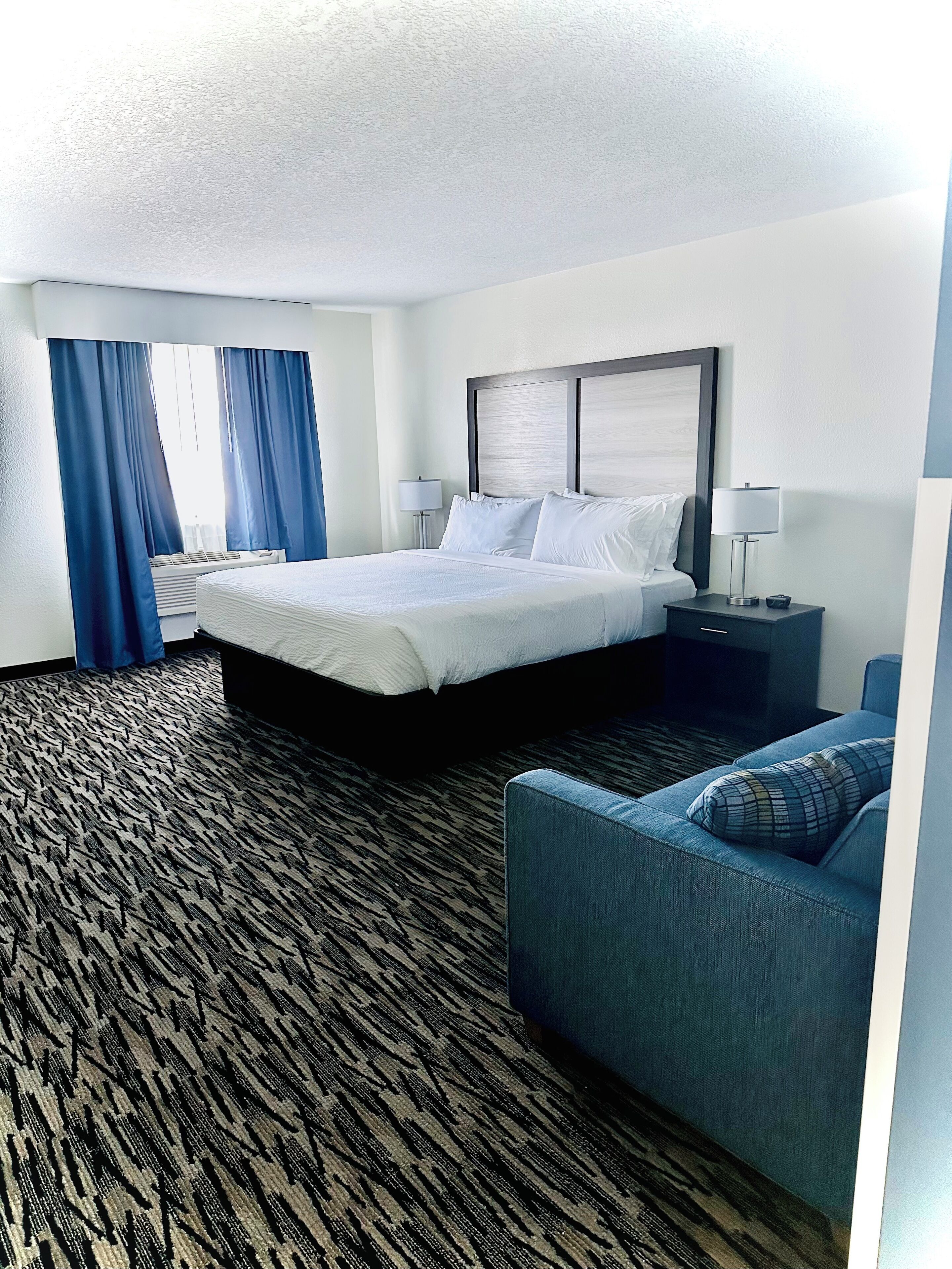 Suite, 1 King Bed | Premium bedding, down comforters, Tempur-Pedic beds, desk