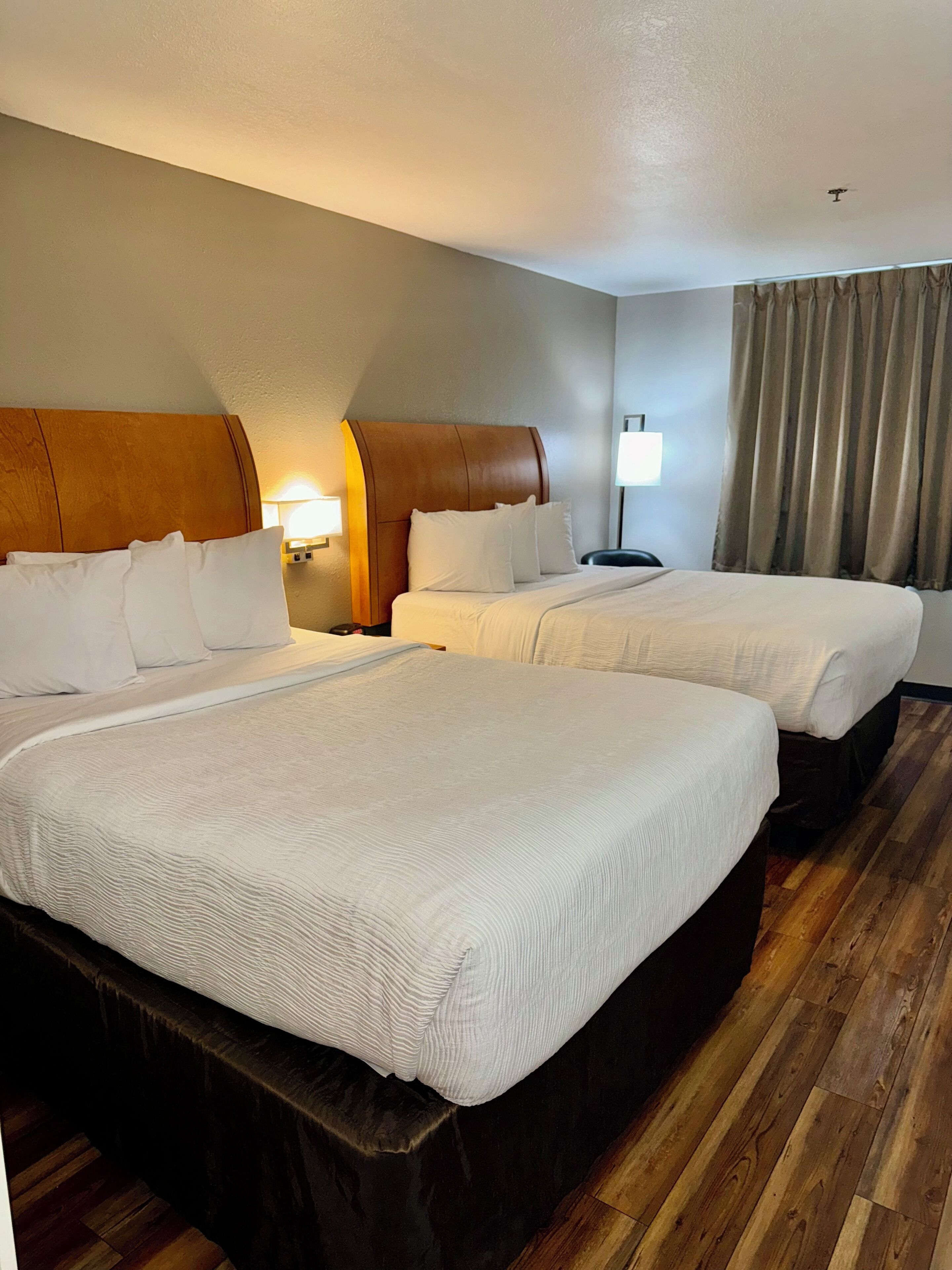 room, 2 queen beds, non smoking | individually furnished, desk, blackout curtains, iron/ironing board