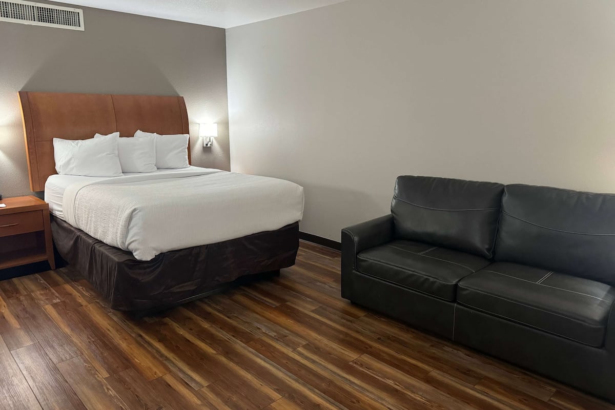 Studio Suite, 1 Queen Bed with Sofa bed, Non Smoking | Individually furnished, desk, blackout drapes, iron/ironing board
