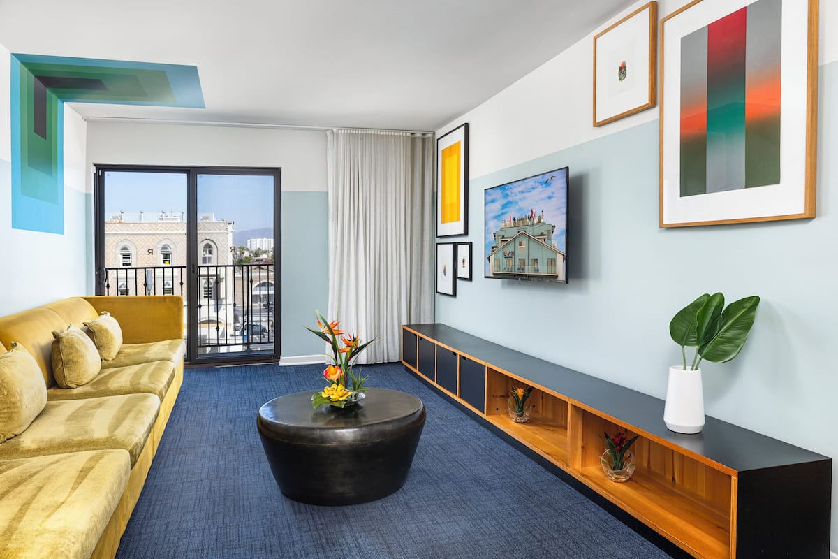 suite, 1 king bed with sofa bed, partial ocean view | 1 bedroom, premium bedding, down duvets, pillow-top beds