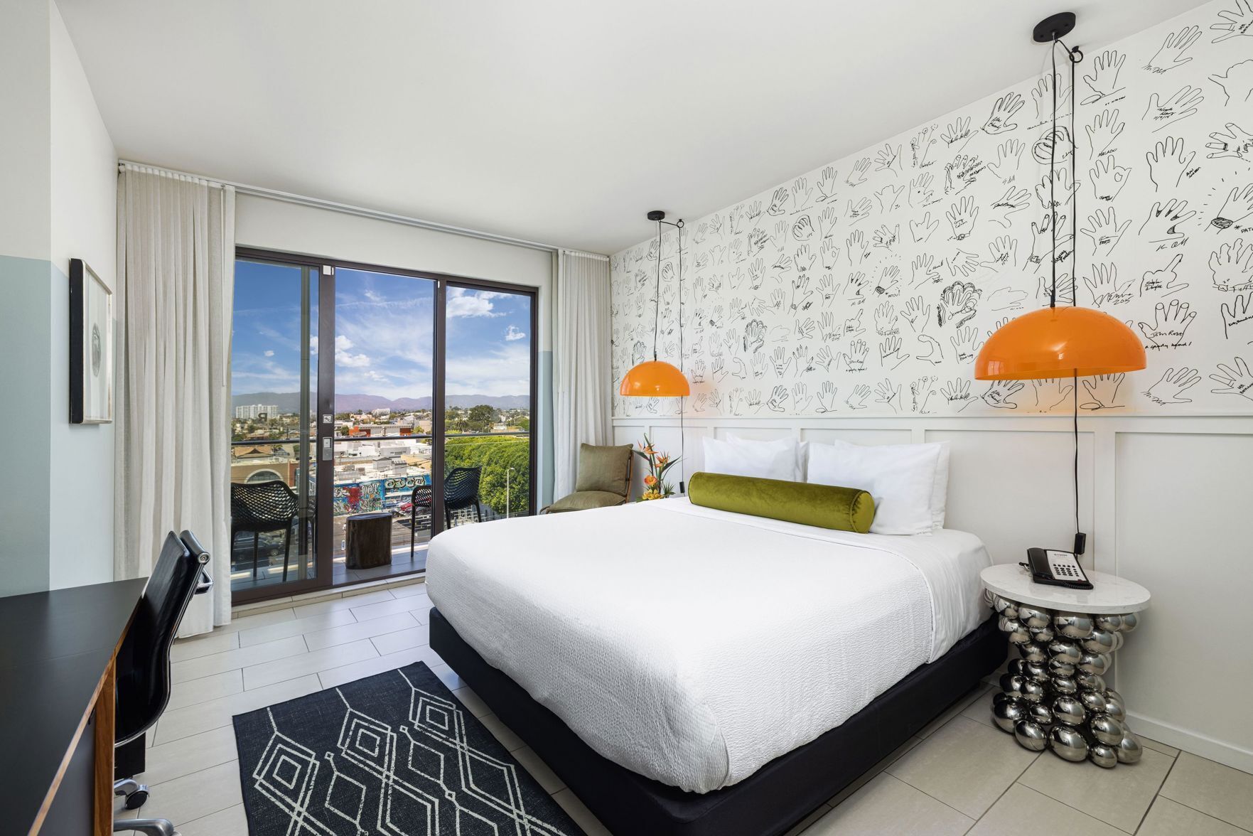 Premium bedding, down comforters, pillowtop beds, minibar