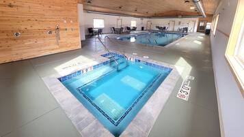 Una piscina techada