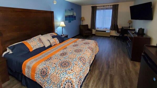 Blackout curtains, iron/ironing board, free WiFi, bed sheets