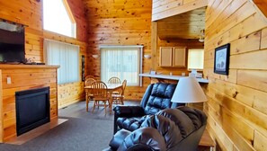 Luxury House, 2 Bedrooms, Non Smoking, Fireplace (non-pet friendly) | Blackout drapes, iron/ironing board, free WiFi, bed sheets