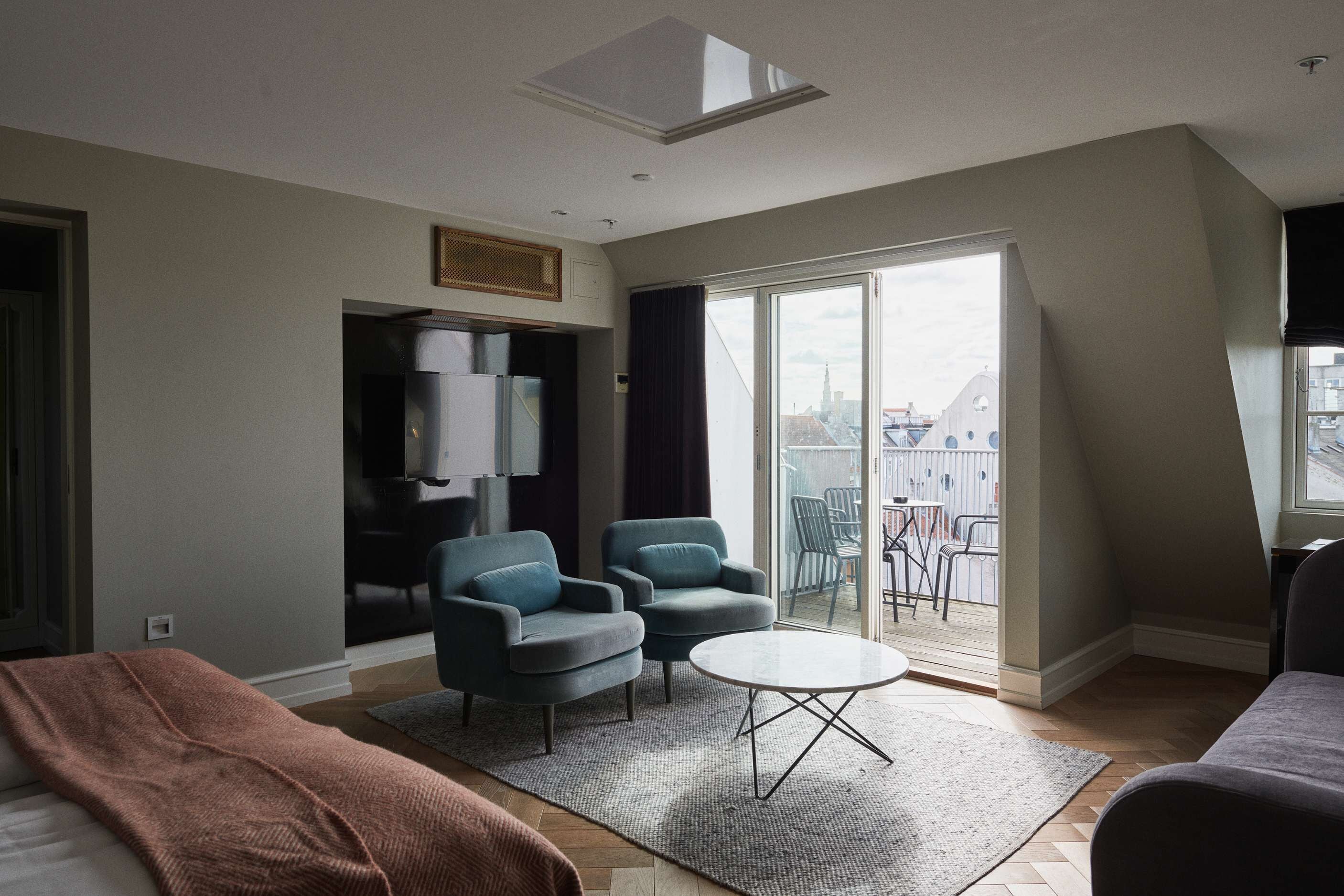 Penthouse | 迷你吧、客房内保险箱、办公桌、遮光窗帘